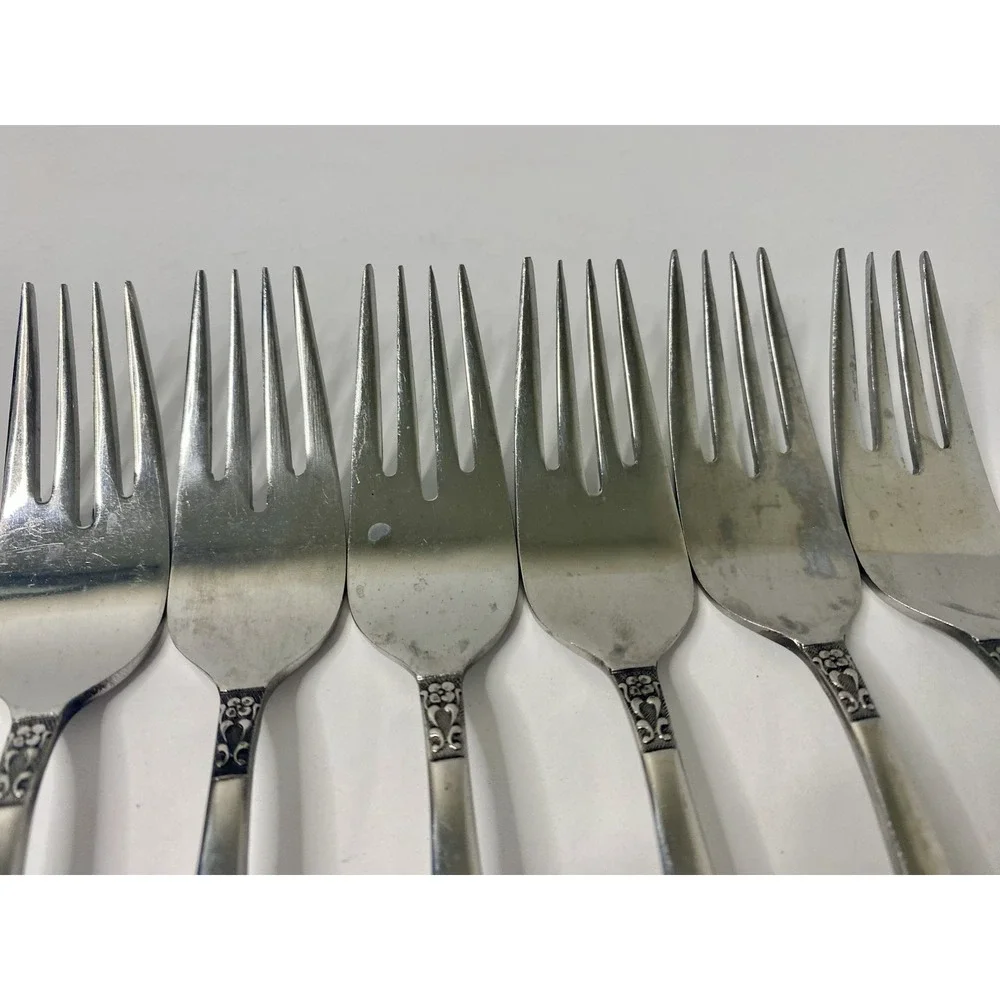 Stanley Roberts Rogers Stainless Danesmore 6 Salad Forks Replacements